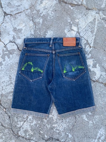 2000er evisu jeansshorts - 2000er,