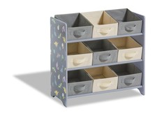 Livarno Home Kindermöbel Aufbewahrungsregal, Dinosaurier/grau - B-Ware sehr gut