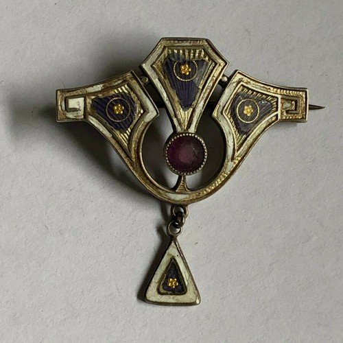 Brosche jugendstil 900er - brosche,