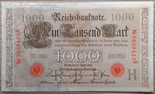 1000 Mark Reichsbanknote 1910