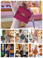 Taschen Anhänger Chain Schlüsselanhänger Kunstleder Mini Tasche Taschenanhänger