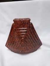 Art Deko Vase aus Glas marmoriert  SELTEN! 