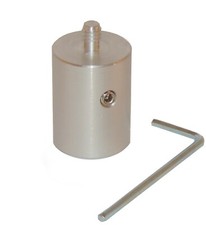 Adapter Pin (leica Typ) -  1/4 " + Inbusschlüssel, Total Station, GPS