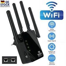 300/1200M WLAN Repeater Router Range Wifi Signal Verstärker Access Point Booster