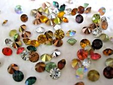 Strass Steine Spitz-Boden,6mm,Glitzersteine,zum Basteln,Farbe,Menge wählbar,ss28