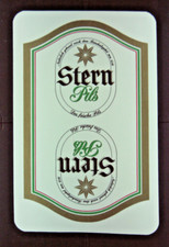 Skatspiel Brauerei Stern Pils Carta mundi um *Logo = weiß Essen anno 1991