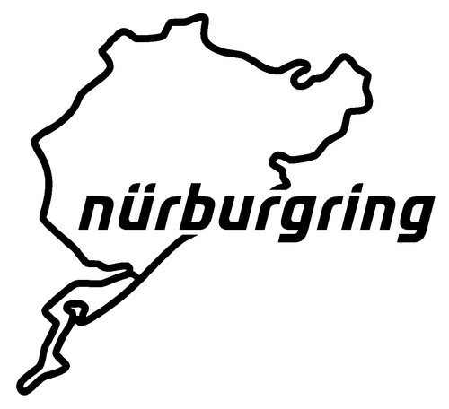 Nürburgring vinyl aufkleber - vinyl,