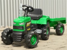 Kinder  TRETTRAKTOR mit ANHÄNGER Länge 145 cm in TOP QUALITÄT             10-06