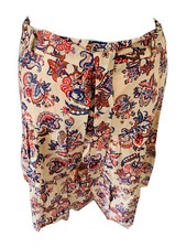 Oilily® Rock  Damen nude gemustert Sarina S M L XL  55% Seide, 45% Baumwolle