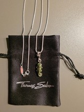 Thomas Sabo Halskette Venezia + Charmanhänger Chamäleon wenig getragen