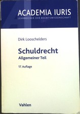 Schuldrecht allgemeiner - schuldrecht,