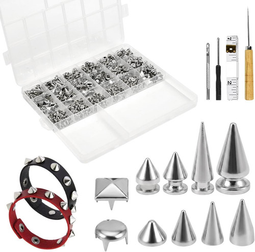 Punk nieten set 456 stück - set,