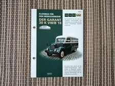 Garant 30 K VW/B 18  DDR  Datenblatt   Atlas 