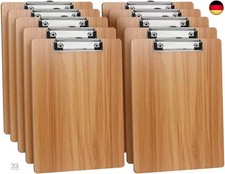 (10 Stück) Klemmbrett Holz