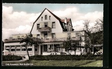 Bad Bocklet, Café Kunzmann, Ansichtskarte 1961 