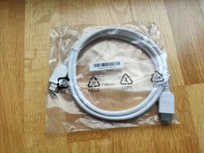 HighSpeed HDMI Kabel mit Ethernet, Stecker/Stecker, weiß, ca. 1,40m