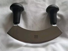 Gewürzschneider Wiegemesser TCM Edelstahl Doppelklinge 14 cm Neuwertig