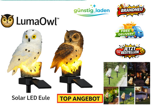 Lumaowl solar led eule - solar,