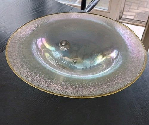 Glas schale irisierend - glas,