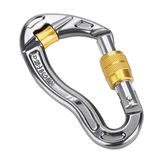 Kletterkarabiner twist - (gelb)kletterkarabiner,