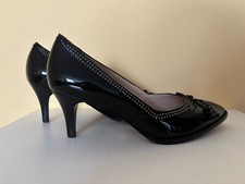 NEU Clarks Damen Gr. 41 Ancient Bombay Pumps ' 26103882 Lackleder Schwarz