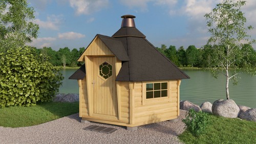 Grillkota mit grillanlage - 7m²,