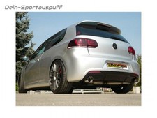 Ragazzon Duplex Racinganlage ab Kat VW Golf 6 GTI 70mm je 102mm gerollt