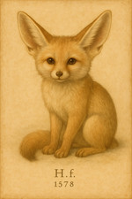 Fennec fox illustration - fennec,