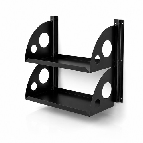 Qls wandregal stahl schwarz - wandregal,