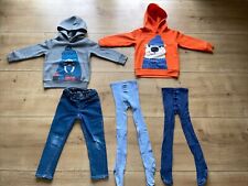 5-tgl. Set Baby Boy C&A 2x Pullover 104 1x H&M Jeans 2x C&A Strumpfhosen 98/104