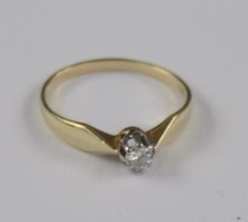 Ring Diamant Brillant Solitär