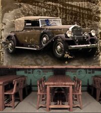 3D Retro Auto Q7622 Tapete
