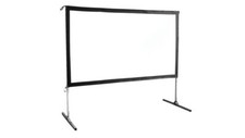 B-Ware ESMART 100" Beamer Video-Projektor 16:9 Faltrahmen-Leinwand 221cm x 125cm
