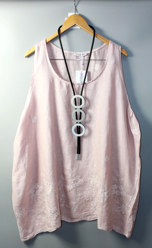 Moonshine leinen tunika - leinen, bluse