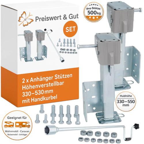 Anhänger stützen set - anhänger,