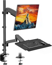 Monitor Halterung mit Tastatur
