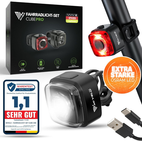 Mivelo fahrradlicht set stvzo - set,