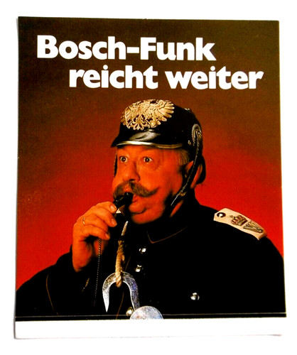 Werbe aufkleber bosch funk - werbe-aufkleber,