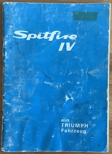 Triumph spitfire mk4 1300 - triumph,