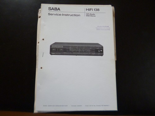 Original service manual - original,