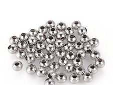 Edelstahl Perlen 2/3/4/6/8mm