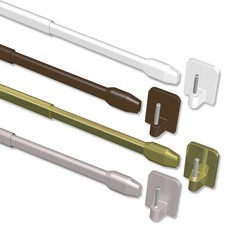 Vitragestangen mit Klebehaken