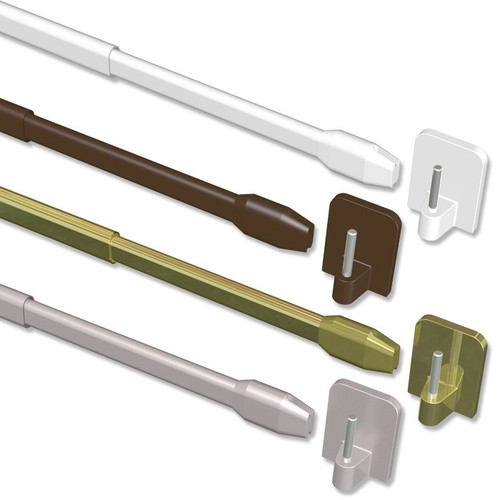 Vitragestangen mit klebehaken - vitragestangen,