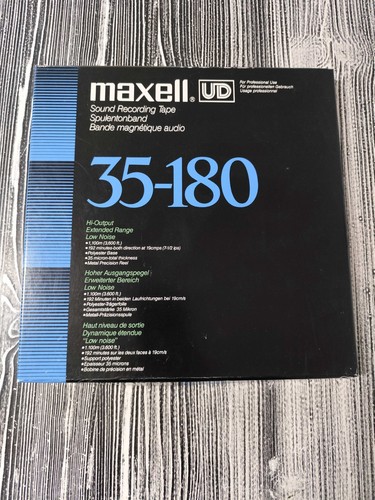 Maxell 180 tonband - maxell,