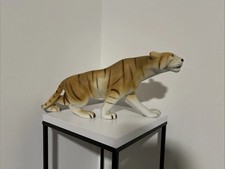 Royal Dux Porzellan Figur Schleichender Tiger Mod. 312 83 L 35cm H 16,5cm
