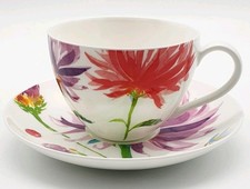 Villeroy & Boch Anmut Flowers Kaffeetasse Tasse mit Untertasse RAR 