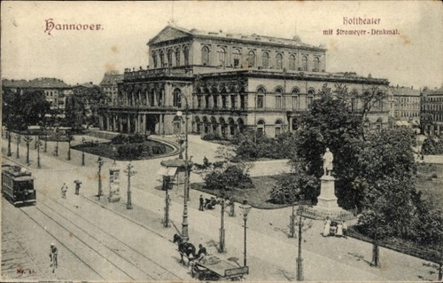 Hannover hoftheater - ak, hannover,