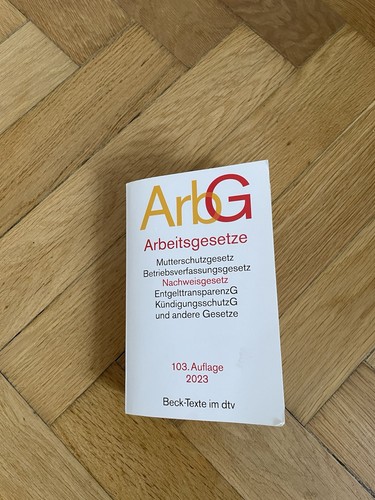 Arbg arbeitsgesetze dtv 103 - arbg,