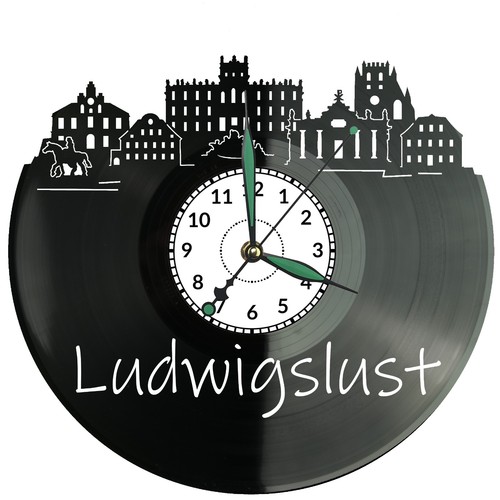 Ludwigslust wanduhr uhr - ludwigslust,