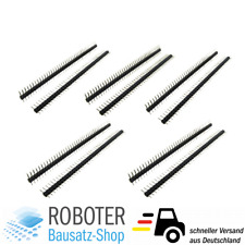 10x 40 Pin 2,54 mm Stiftleiste Male Pin Header einreihig Arduino Raspberry Pi